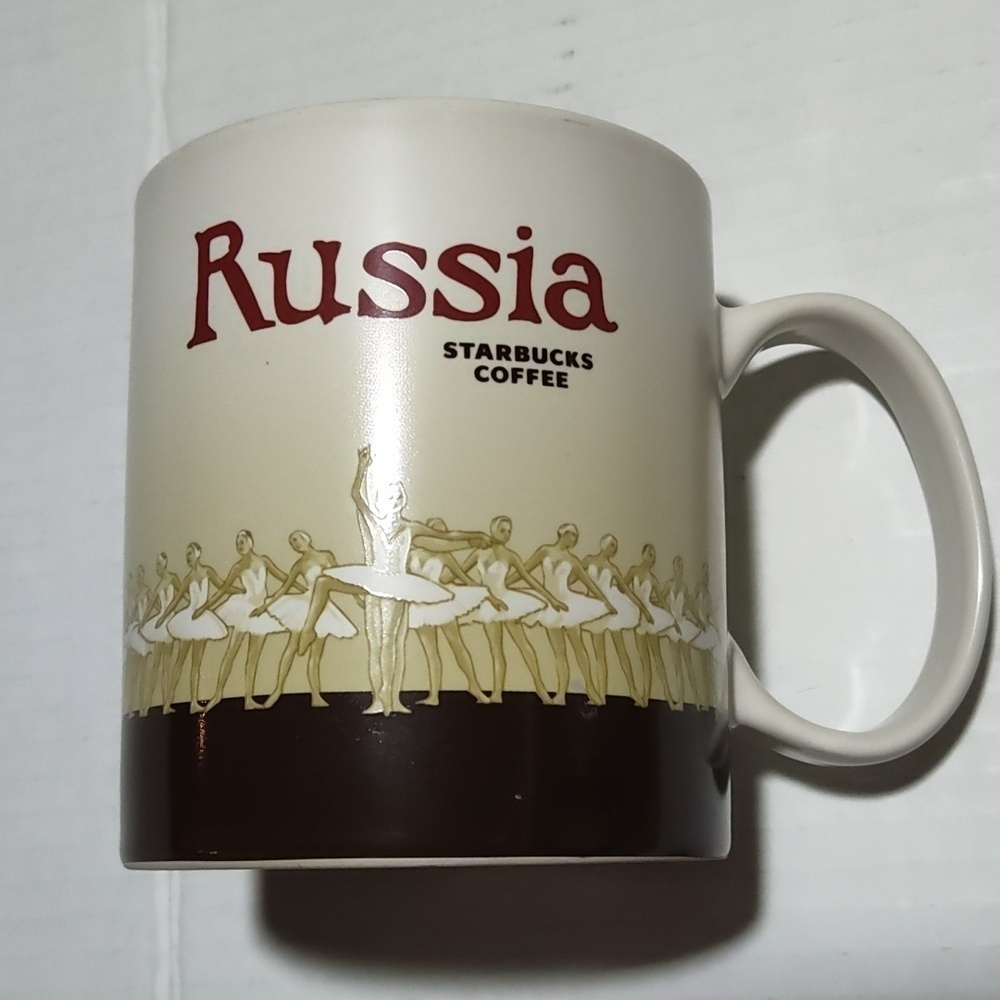 Starbucks Coffee Mug Russia 16oz 2018 Global Icon Series Bolshoi Ballet Kremlin